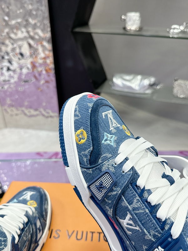 ルイヴィトン靴角部分ディテール